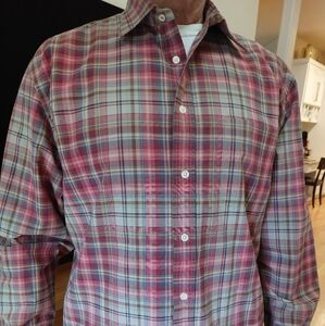 Facconable Men's Plaid Shirt - Multicolor